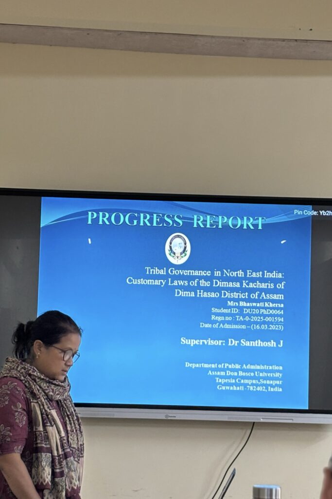 Ph.D. Scholars Progress Seminar Organized by the Department of Public Administration