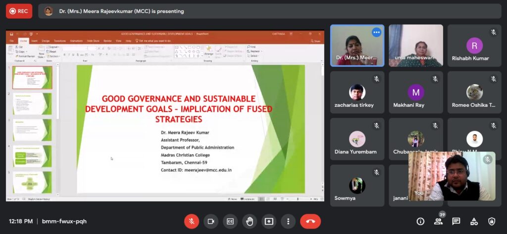 PG Extension Lecture on Citizen’s Perception of Administration